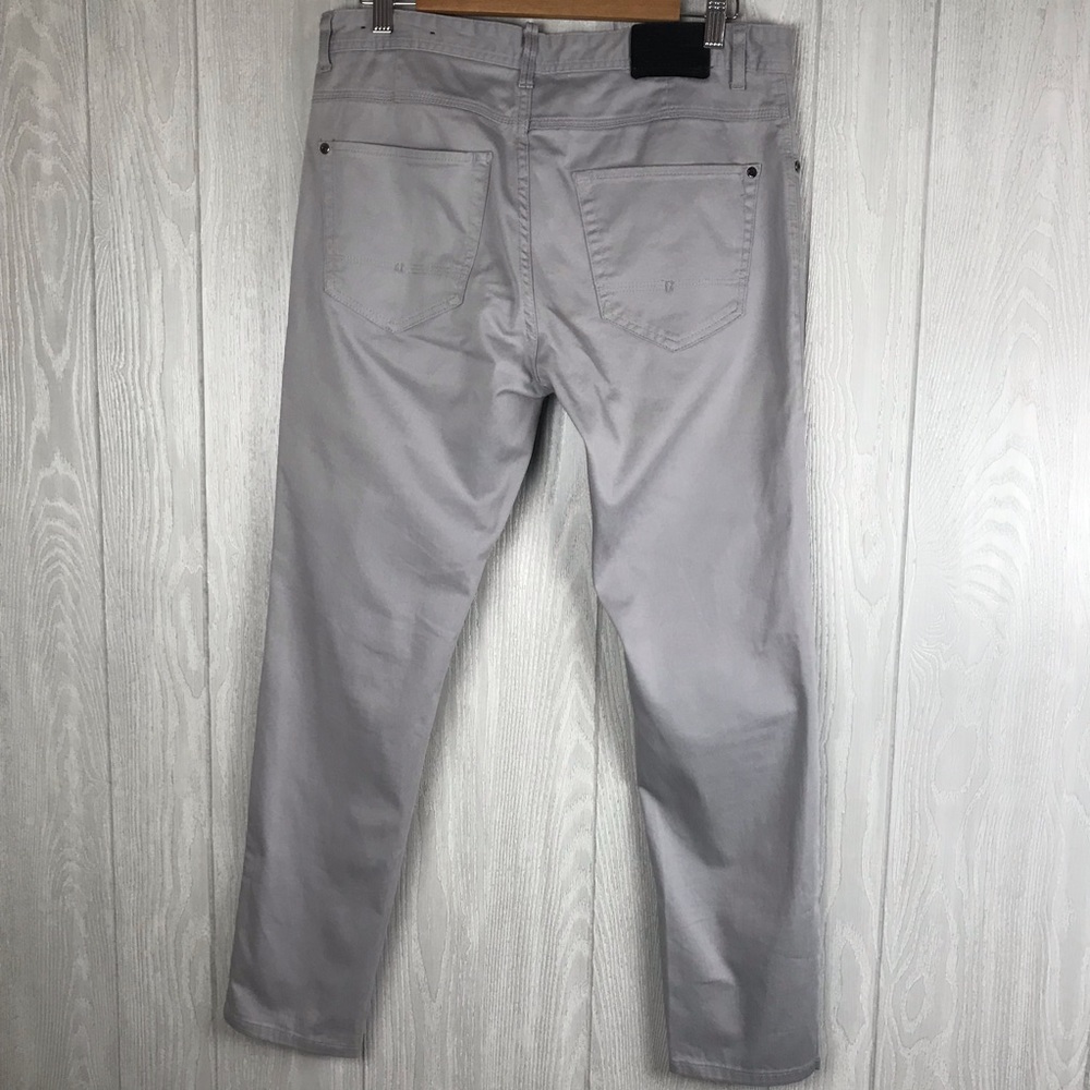 Zara Man Basic Collection Gray Stretch Skinny Jean - image 4